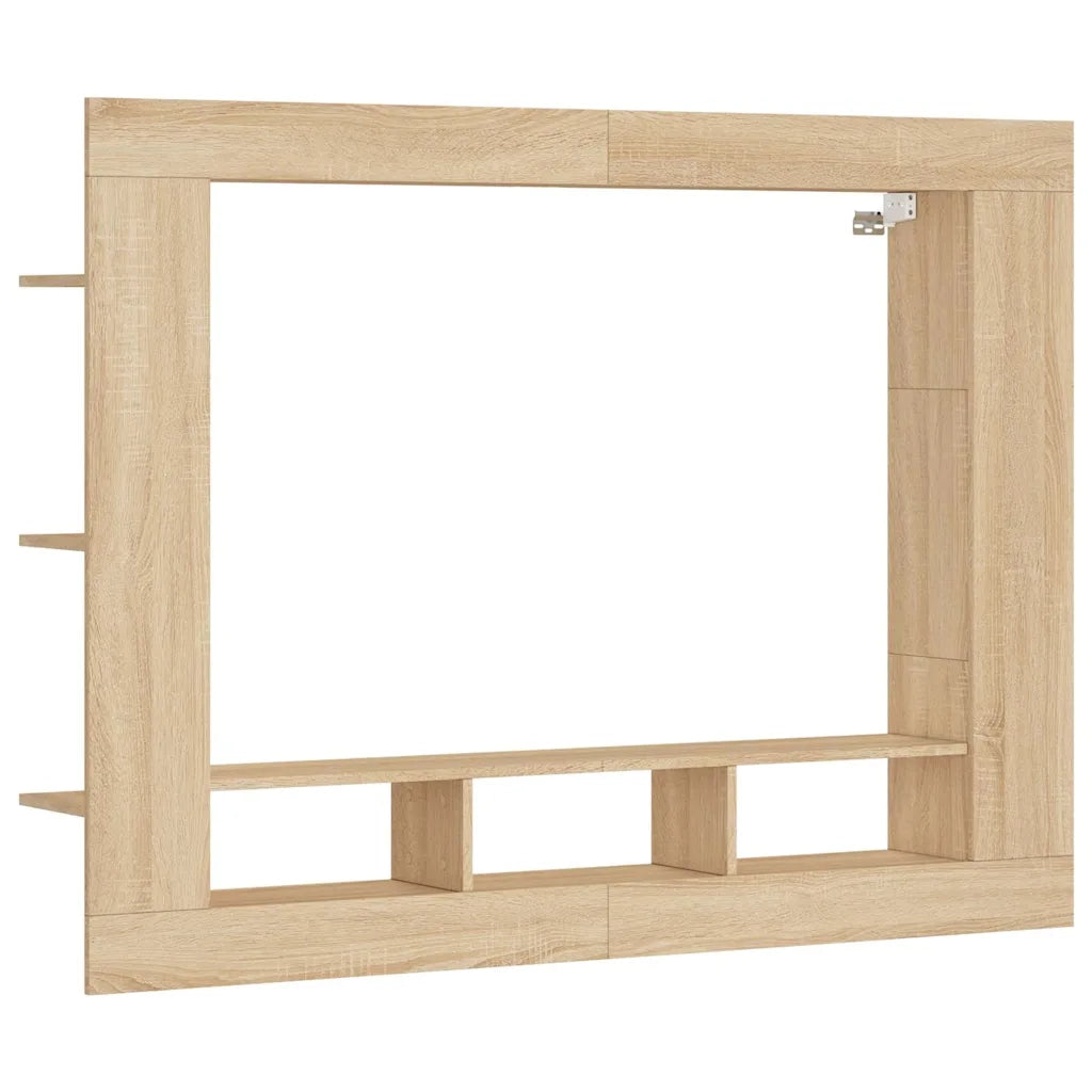 Mobile Porta TV-Mobile per TV-Credenza TV Rovere Sonoma 152x22x113cm in Legno Multistrato
