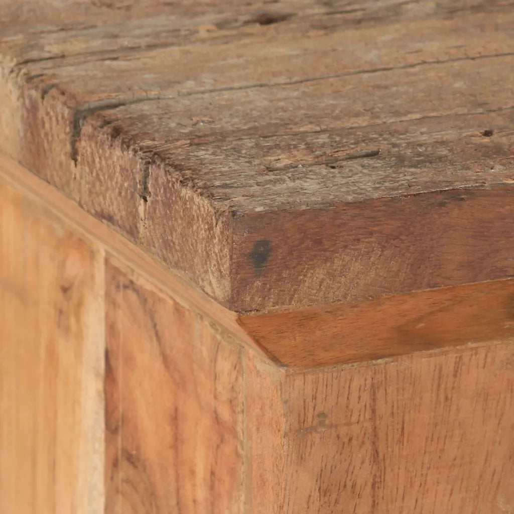 Mobile Porta TV 120x30x40cm in Massello di Acacia e di Recupero cod mxl 64508