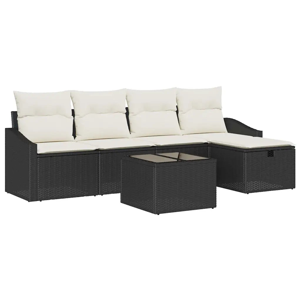 Set di divani con cuscino 5 pcs polyrattan
