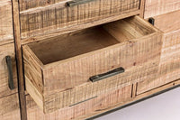 Credenza 2 Ante 3 Cassetti 145x40x77h cm Elmer S