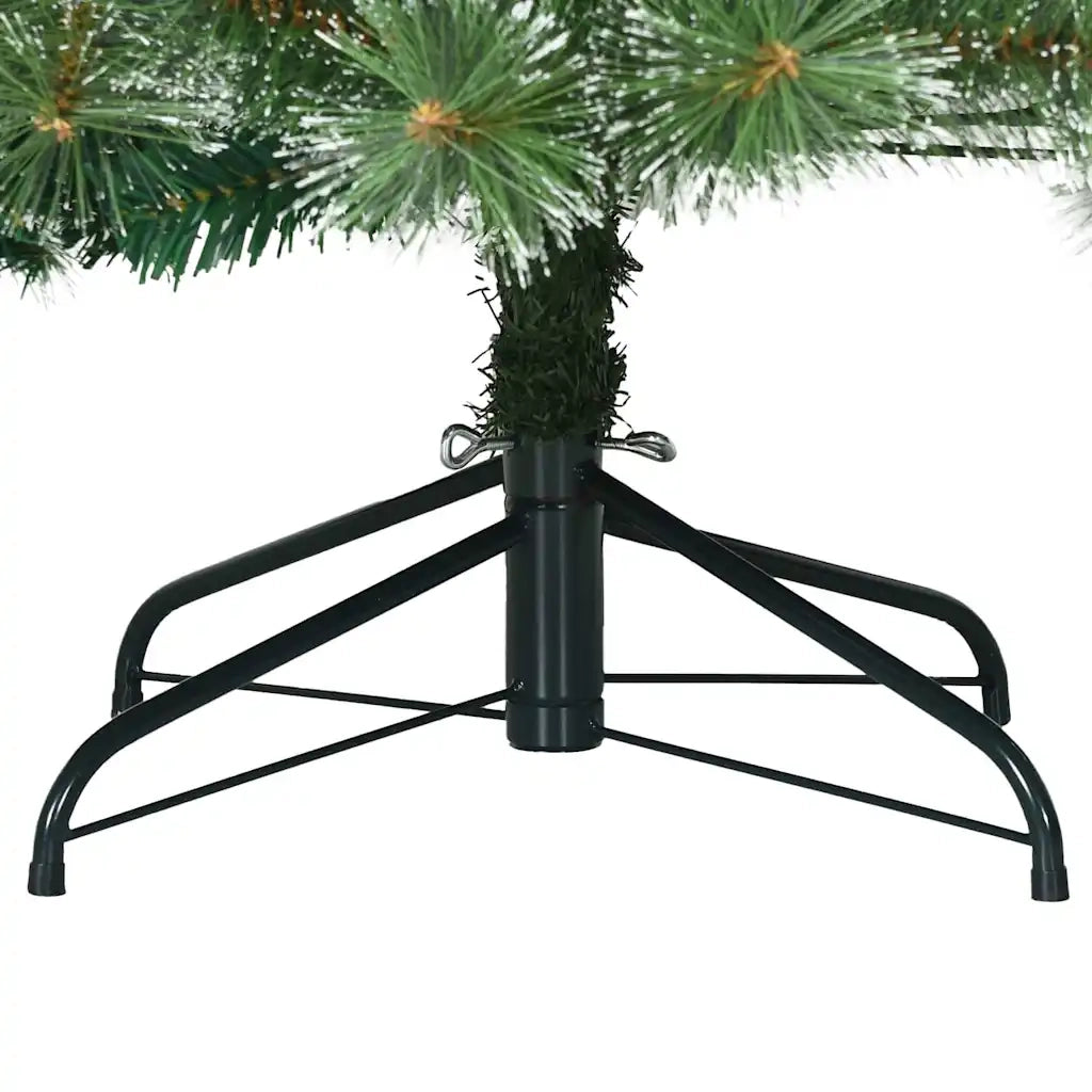 Albero di Natale Artificiale Snodato Foderato di Neve Verde 42019336