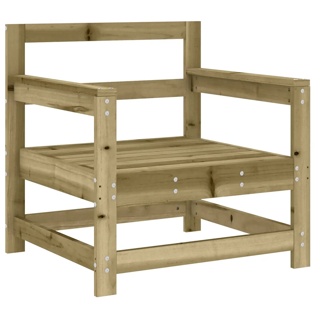 Sedie da Giardino con Cuscini 2 pz | Sedie da Esterno in Legno Impregnato di Pino