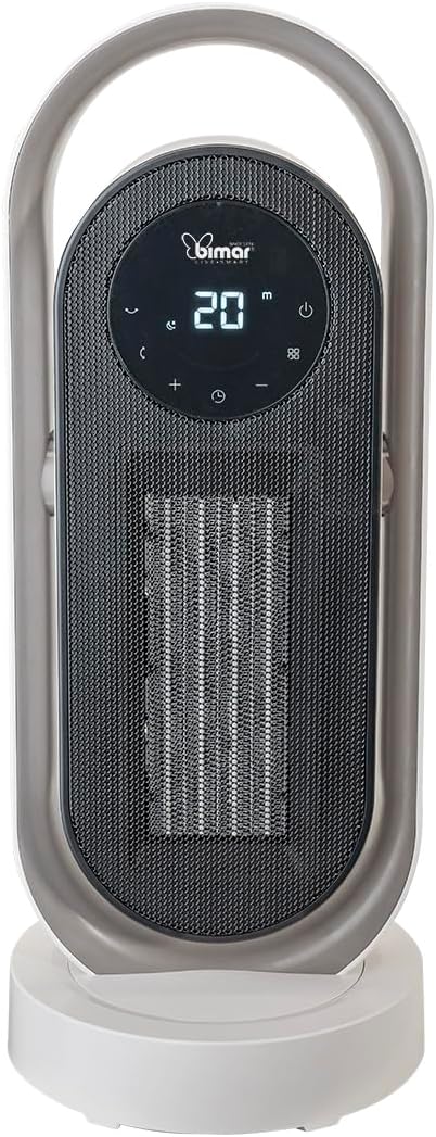 Bimar Termoventilatore Colonna HP132 PTC 2000W Telecomando Timer 24h Termostato Oscillazione