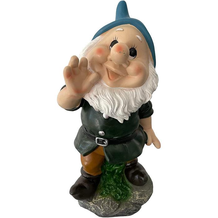 SET DA GIARDINO ESTERNO 8pz POLIRESINA BIANCANEVE H. 44cm CON 7 NANI H. 28cm 6130640