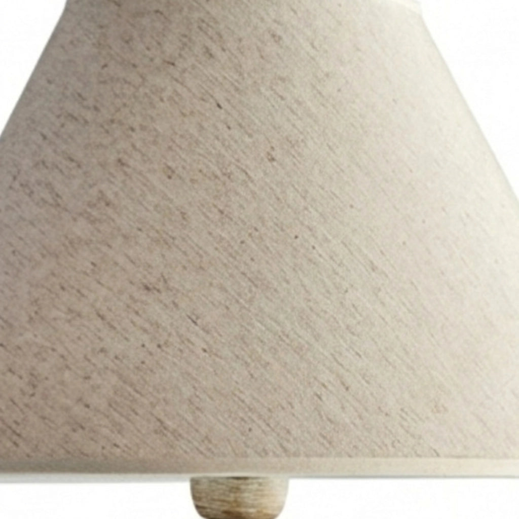 Lampada Da Tavolo Shabby Chic Cascina Bianco Tortora Vintage 1 Luce E27