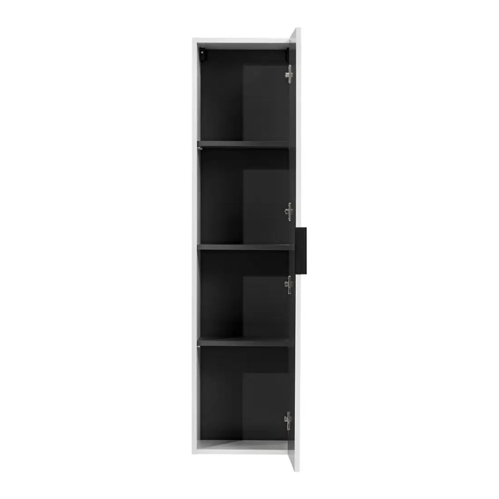 Colonna bagno NOXERA – 1 porta – Colore bianco opaco – Altezza 140 cm – Da appendere