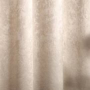 Set di 2 Tende oscuranti e isolanti - 100% Poliestere - Tendina/Tenda/Vetrata - 135x245 cm - Crema