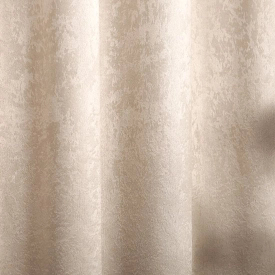 Set di 2 Tende oscuranti e isolanti - 100% Poliestere - Tendina/Tenda/Vetrata - 135x245 cm - Crema