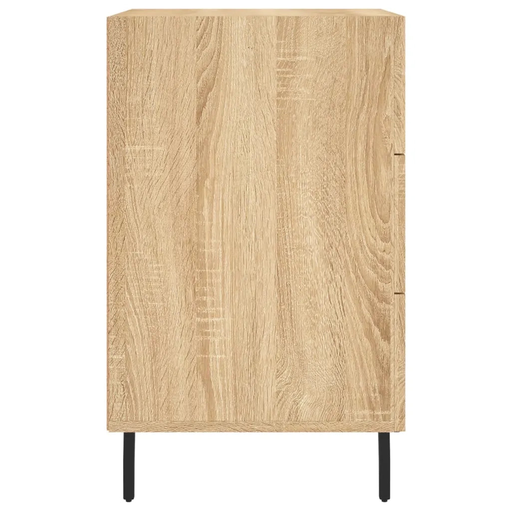 vidaXL Comodino Rovere Sonoma 40x40x66 cm in Legno Multistrato