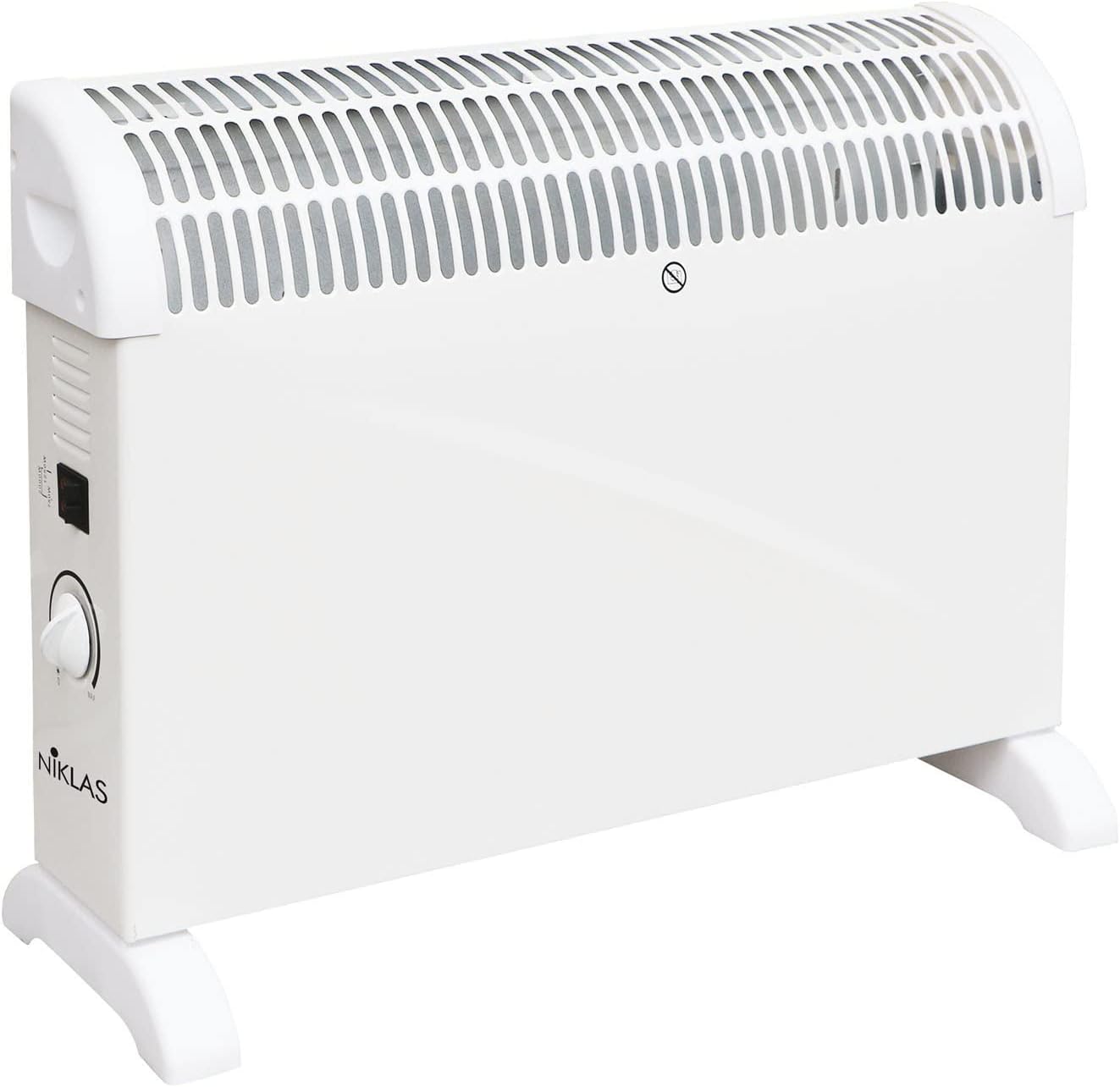 Termoconvettore a pavimento o muro Niklas Classic Baby 750/1250/2000 termostato