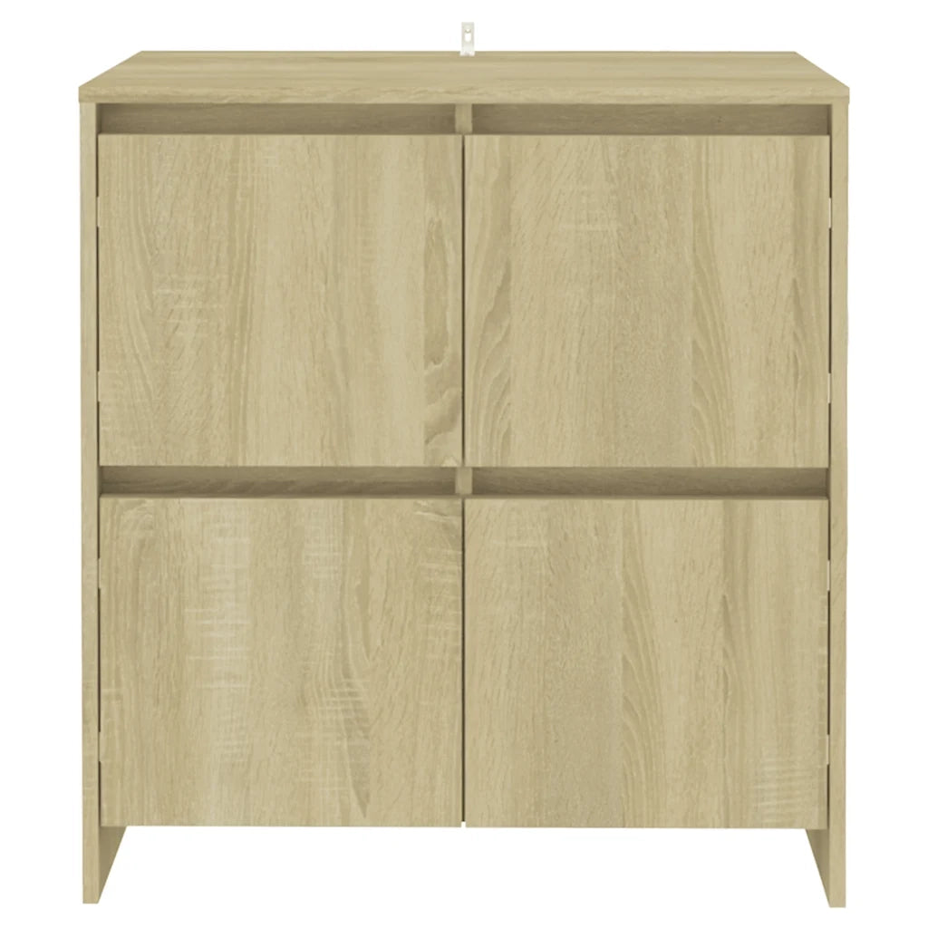 Credenze 2 pz Rovere Sonoma 70x41x75 cm in Legno Multistrato 3098091