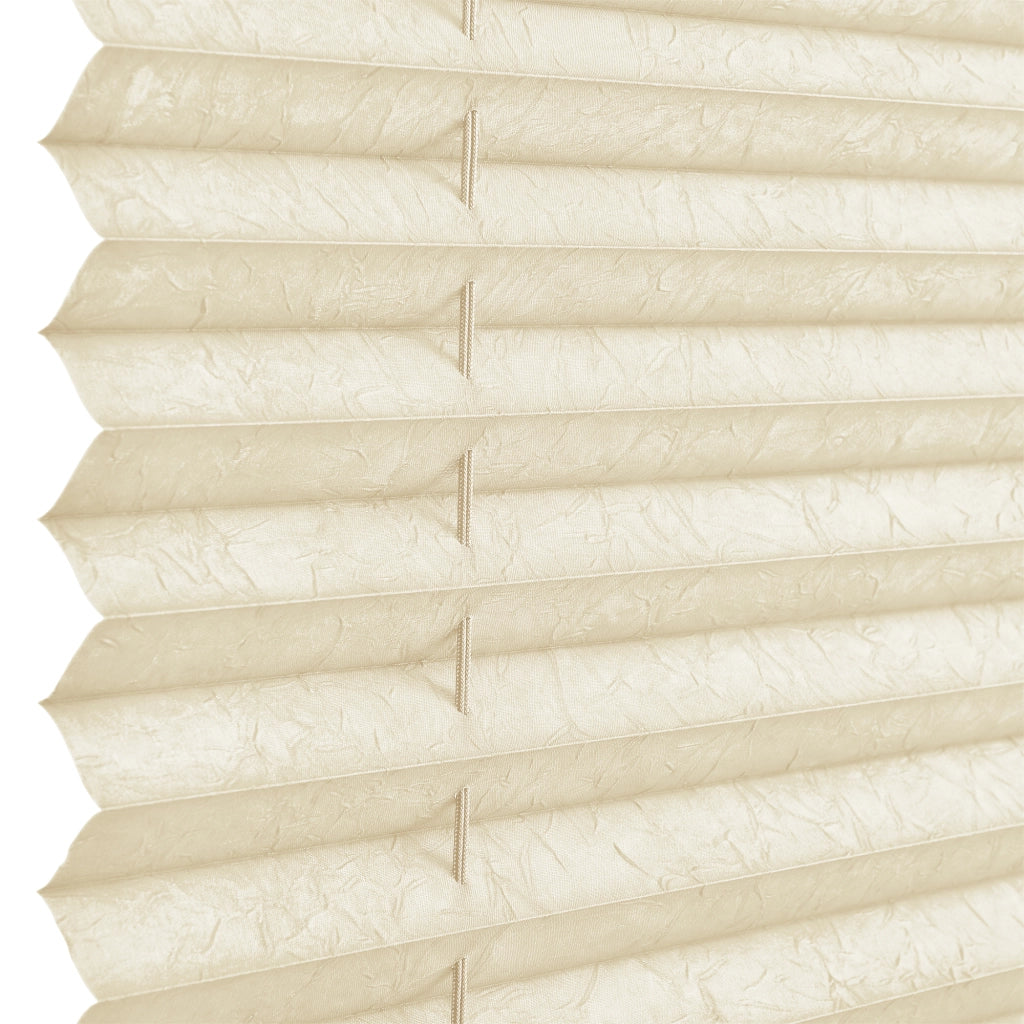 [neu.haus] Tenda Plissé Klemmfix  (35 x 125 cm) (crema) - protezione sole e luce - opaco (senza bisogno di praticare