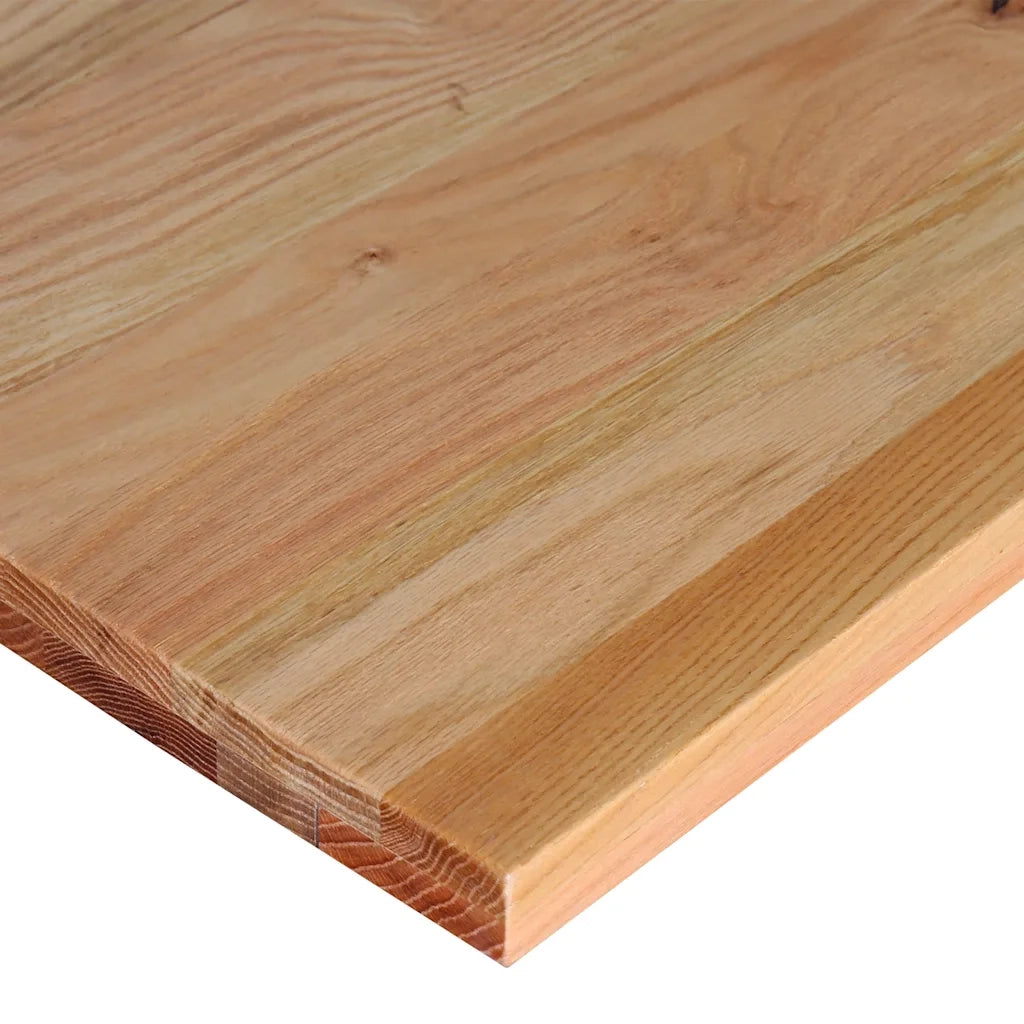 Banco Lavoro Marrone Chiaro 80x60x(71,5-98) cm Legno di Rovere