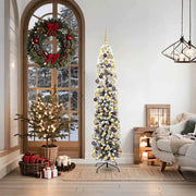 Albero di Natale artificiale con 300 LED Verde 180 cm 3395015