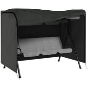Cuscino per Dondolo da Giardino ¨C zephmum ¨C Grigio 205x124x164 cm