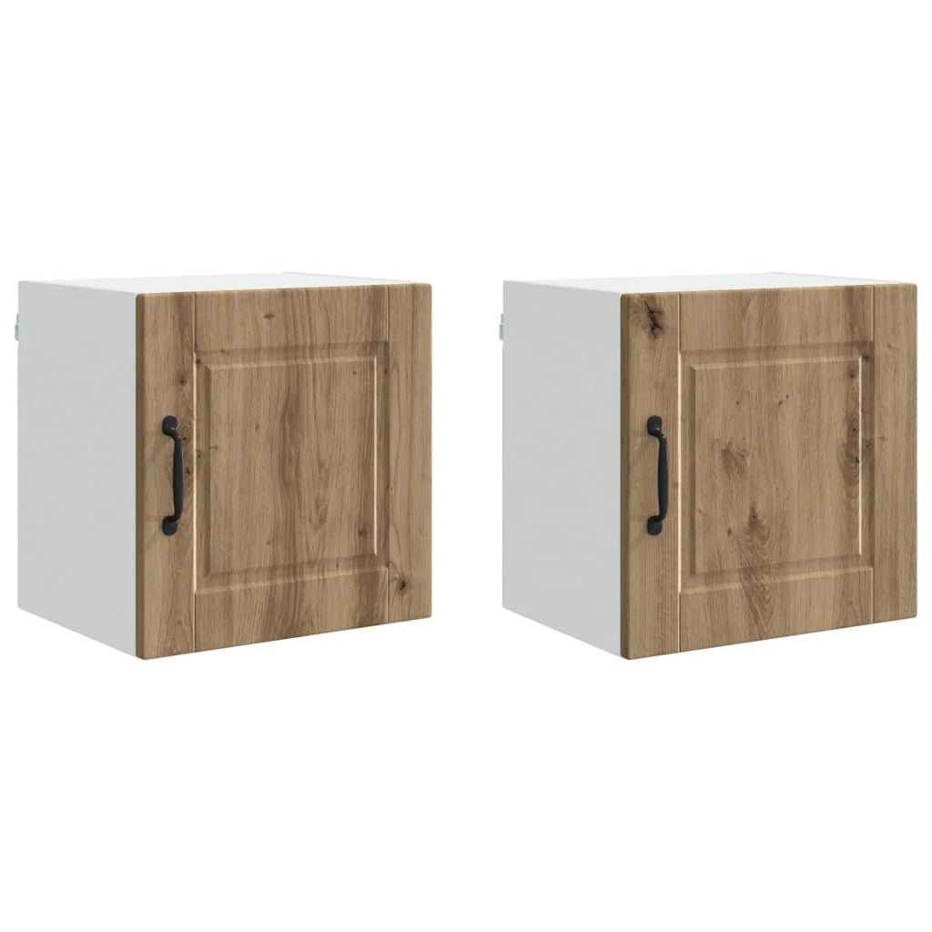 Armadietto a muro PORTO 2 pcs Rovere artigianale 885244