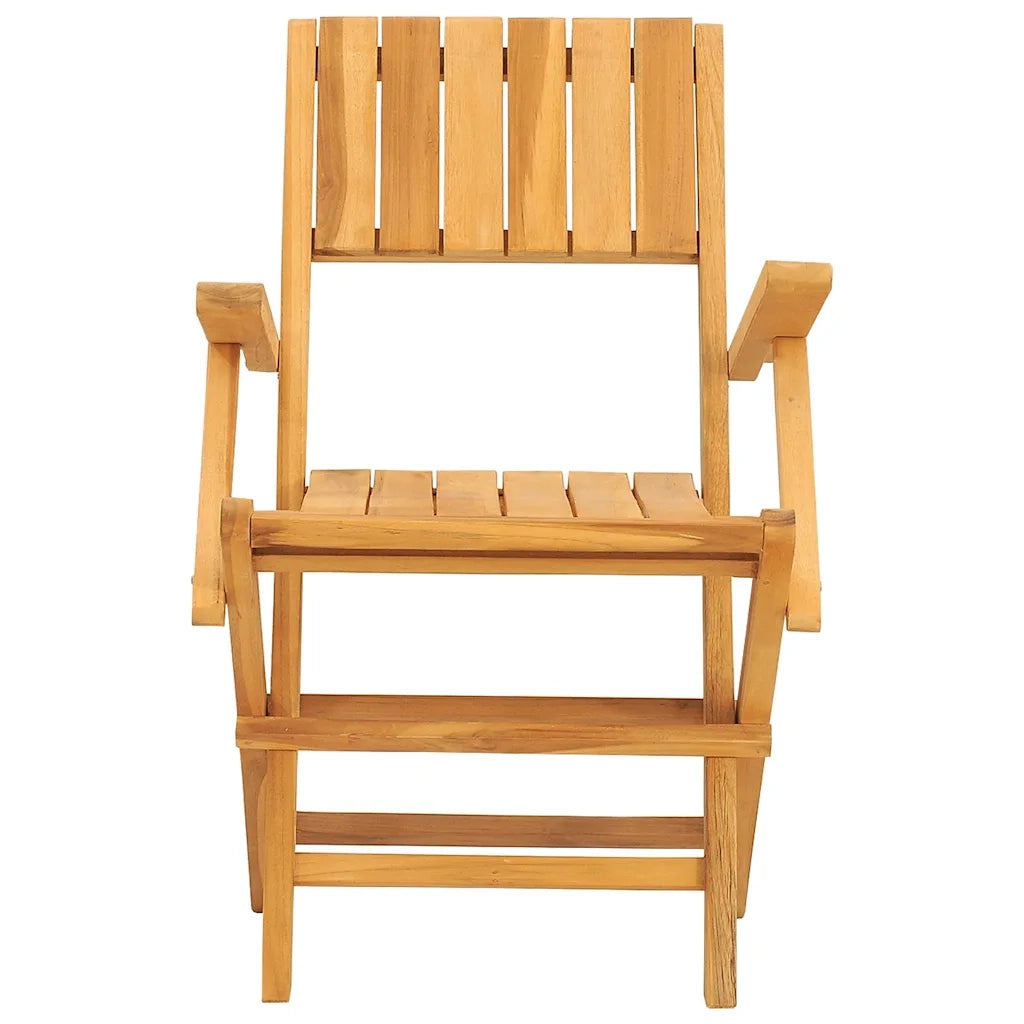 Sedie da Giardino Pieghevoli 8pz 55x61x90cm Legno Massello Teak