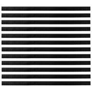 Spazzole per porte autoadesive 12 pz Nero 100 cm CFW2386772