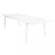 Tavolo Cuba Allungabile 220/280x100x75 h cm in Alluminio Bianco