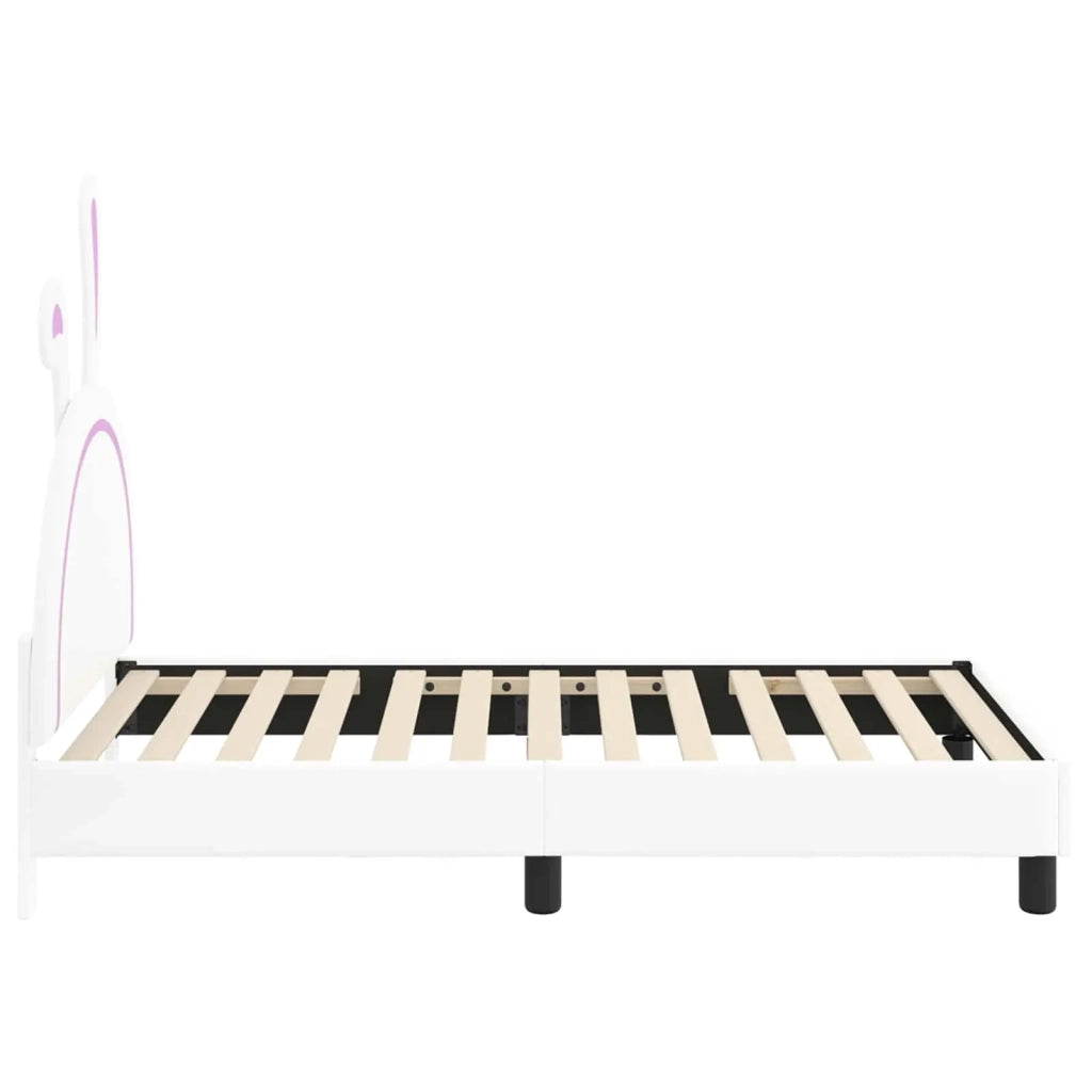 Struttura letto bambini con testata Bianco 80 x 160 cm PU 42011192