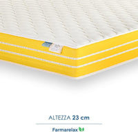 Materasso memory foam 160x200 h 22 cm dispositivo medico CE Fascia 5D super traspirante spedito sottovuoto Farmarelax