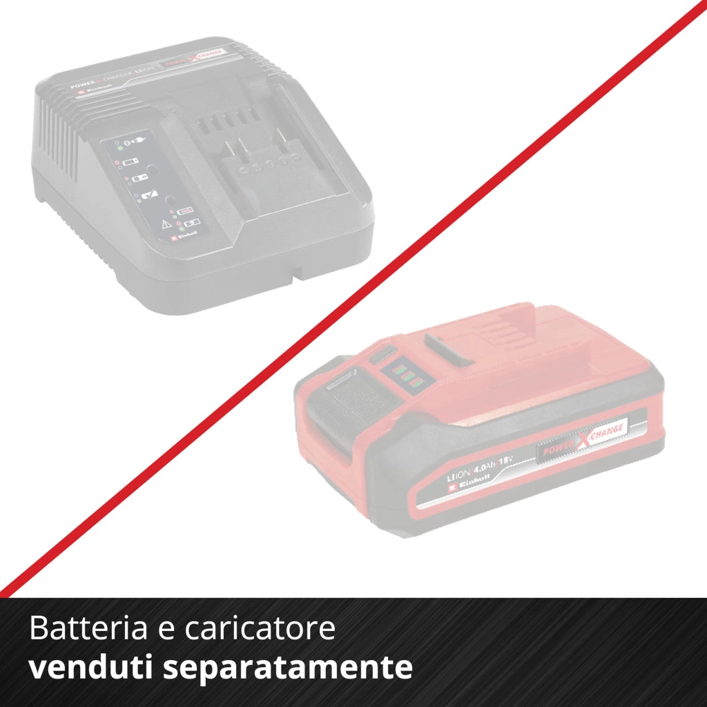 Smerigliatrice Angolare a Batteria Einhell Axxio 18 125 Q Solo 18V Ø 125 mm