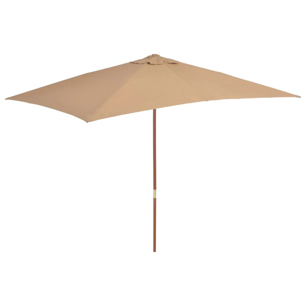 Ombrellone da esterno con palo in legno 200 x 300 cm tortora 02_0008245