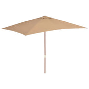 Ombrellone da esterno con palo in legno 200 x 300 cm tortora 02_0008245