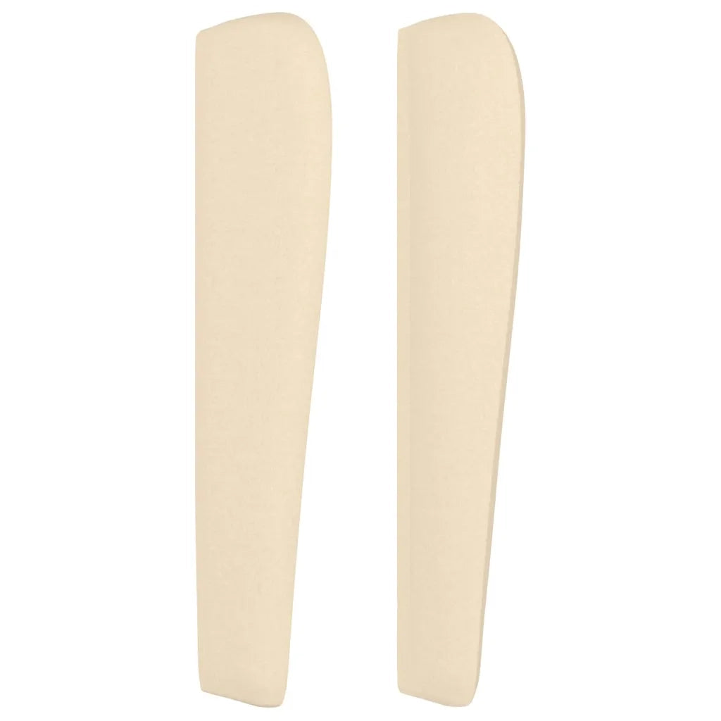 Testiera ad Orecchio Crema 93x23x118/128 cm in Tessuto 3118377