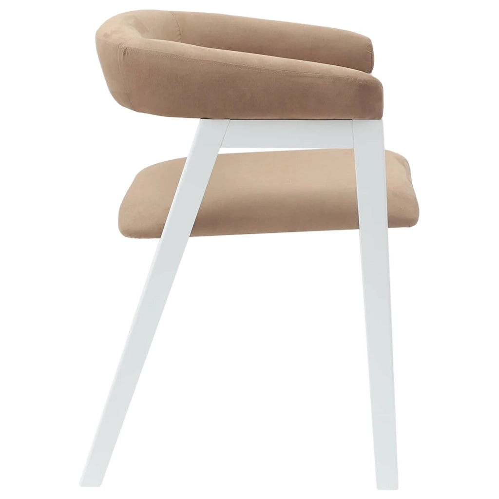 Sedie da pranzo 2 pcs Bianco 54 x 57 x 73 cm
