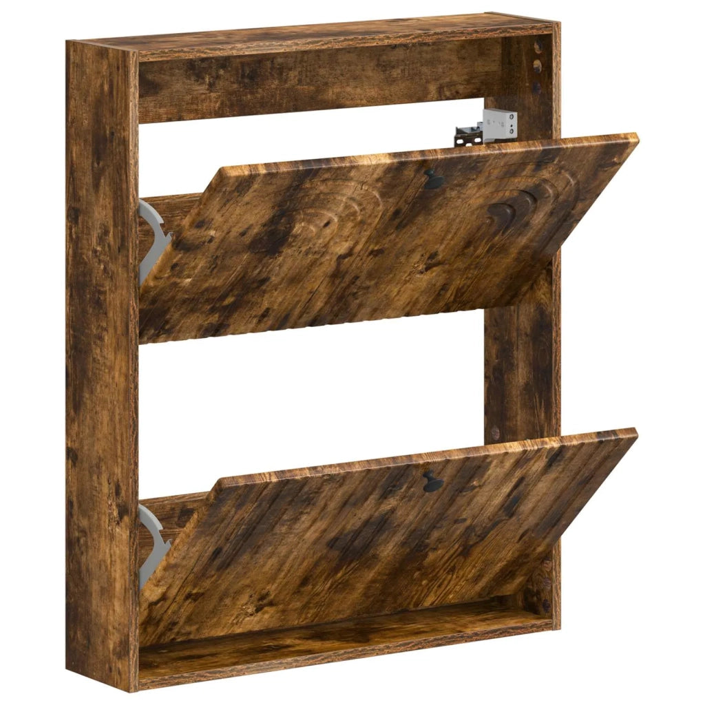 Mobiletto per Scarpe da Muro ALKMAAR 71 x 17 x 86 cm 896200