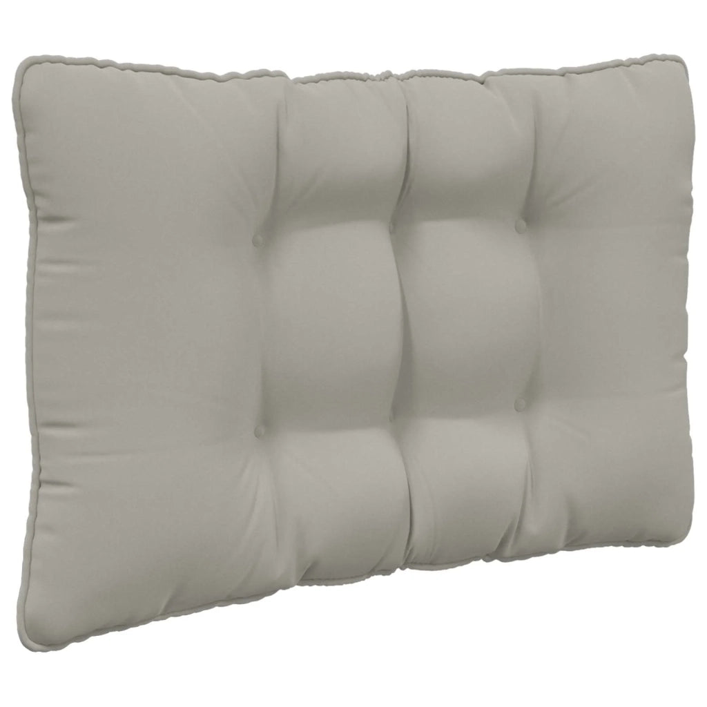 Cuscino per divano da esterno 3 pcs Grigio Poliestere