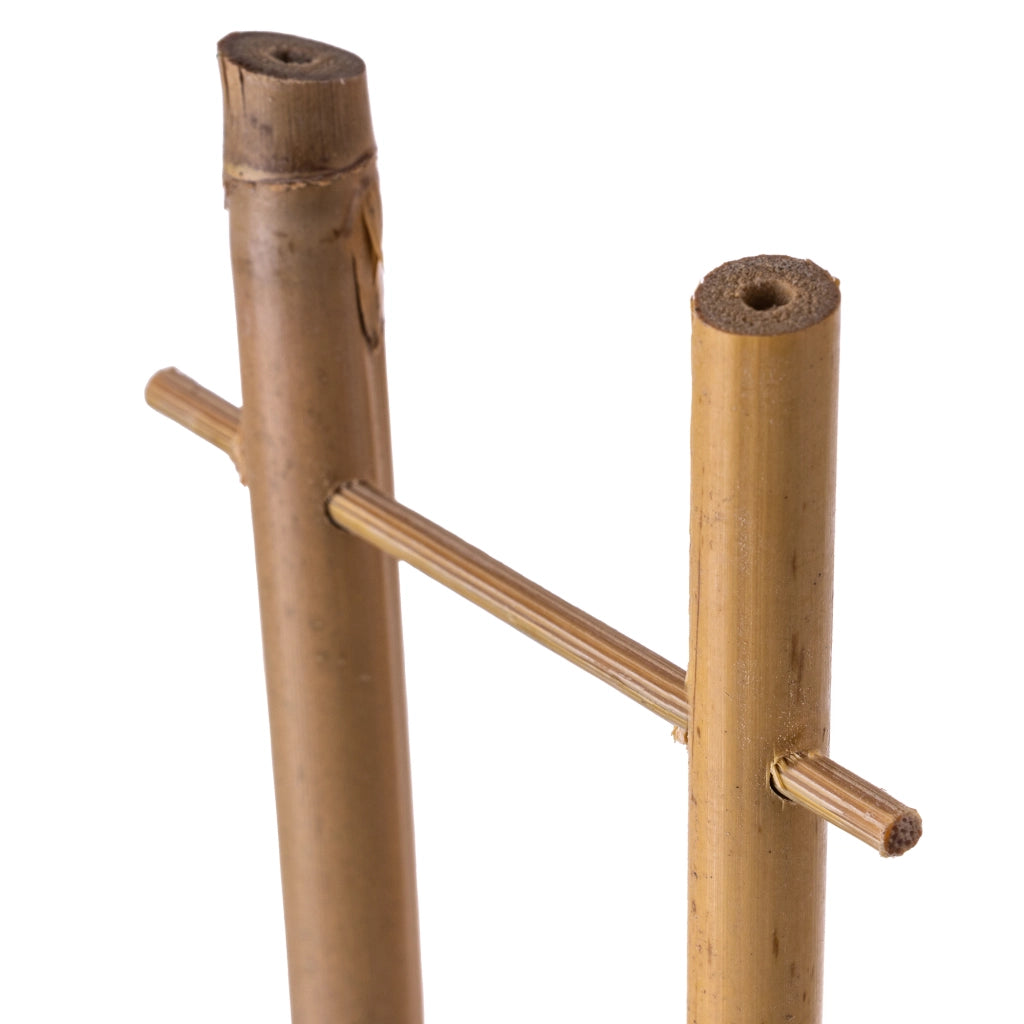 Scala di supporto per piante in bambù KADAX, 38 cm, per fiori, con doppio supporto