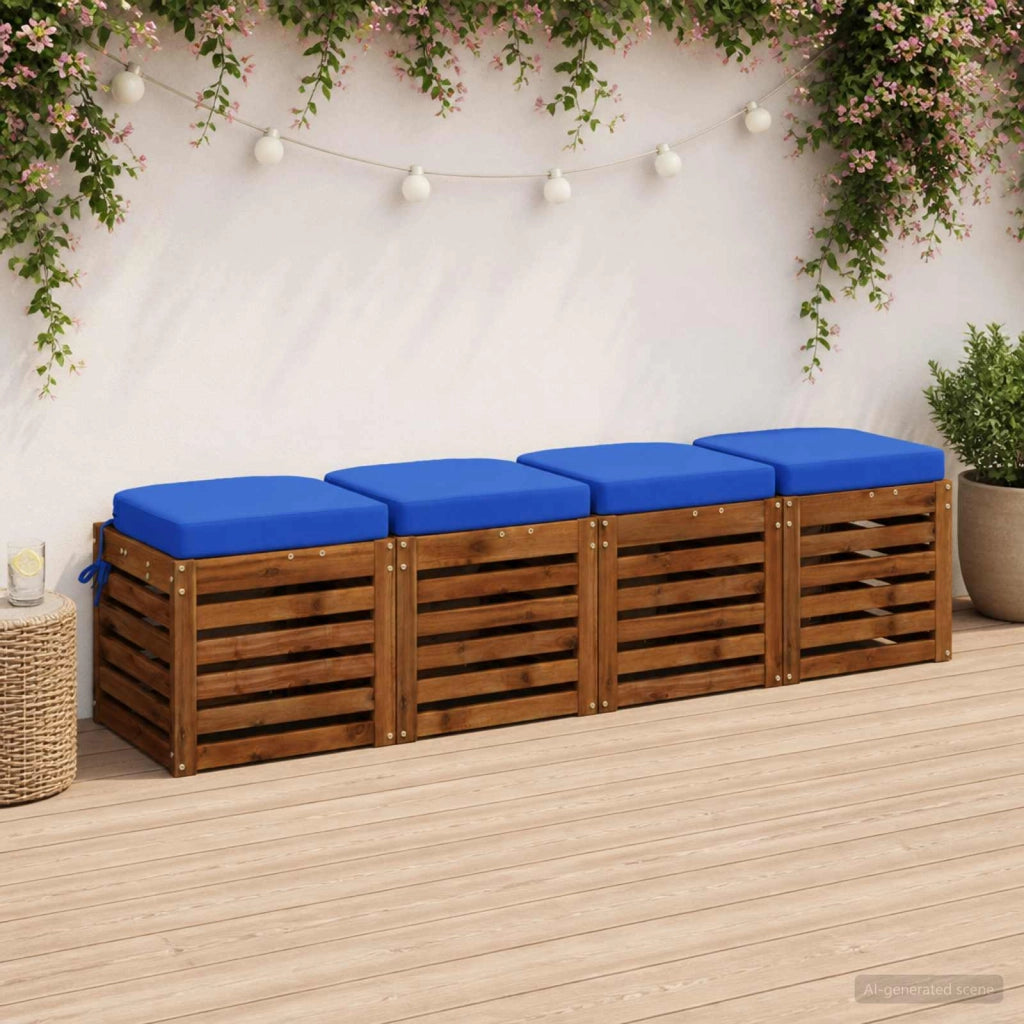Cuscini per sedile a 4 pezzi SOEST 4 pcs 100% Poliestere 945256