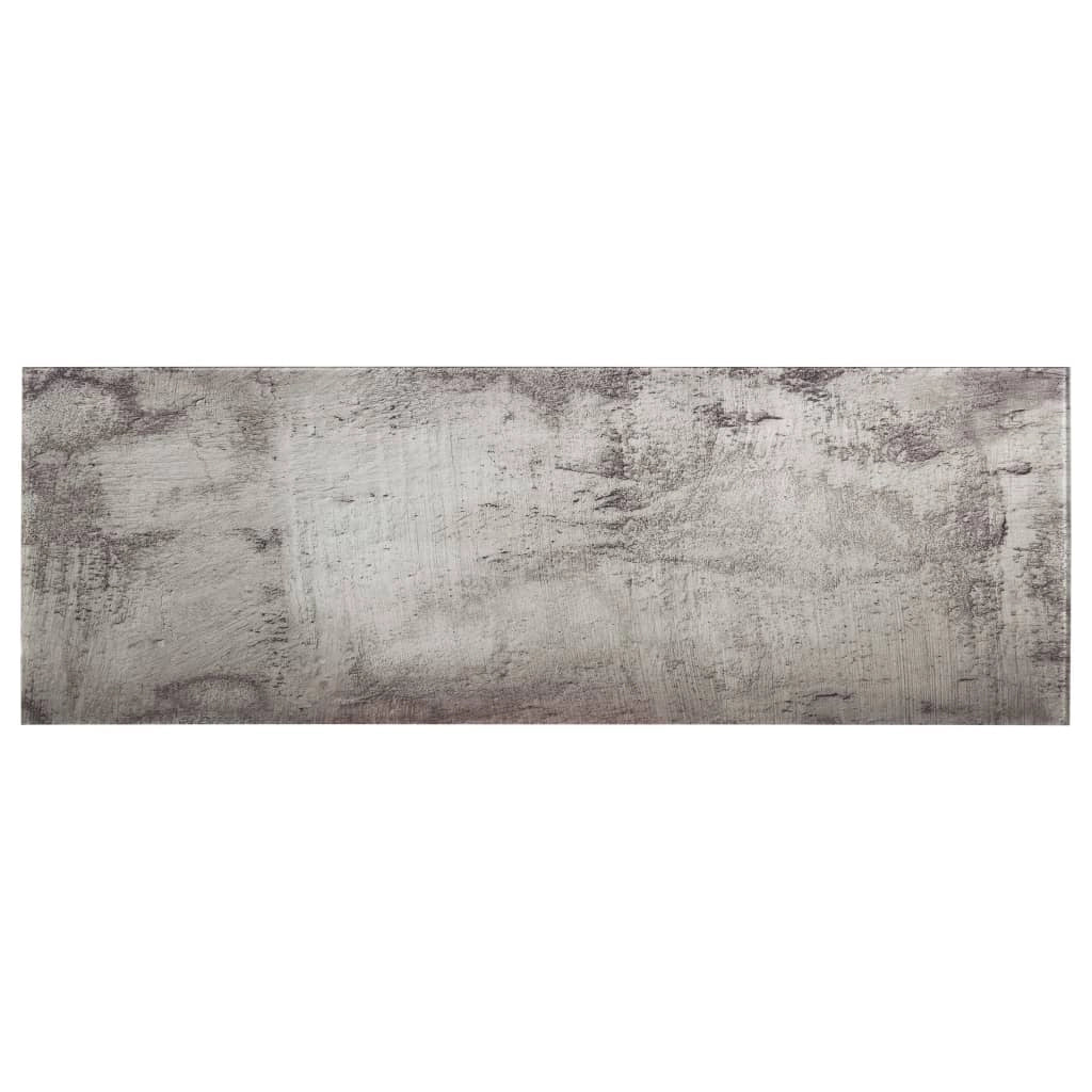 Lavagna magnetica da parete per scuola casa ufficio vetro 60 x 20 cm grigia 02_0045508