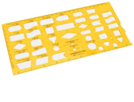 Scheda di segno Sostenibile - Multifunzionale - Progetto Architettonico - Educativo - Design Interno - Materiale di Alta Qualità in Plastica - Scheda di segno per disegno