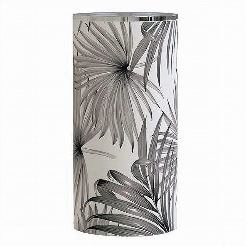 Trade Shop - Bicchiere Porta Spazzolino Con Fori Tropicale Accessorio Arredo Da Bagno 87069 -