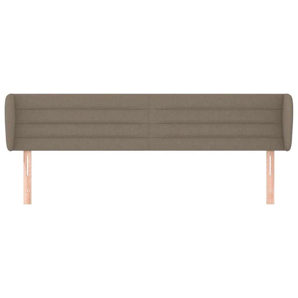 Testiera ad Orecchio Tortora 163x23x78/88 cm in Tessuto