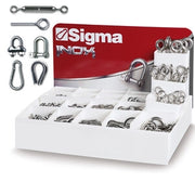 ESPOSITORE DA BANCO C/400 ACCESSORI INOX