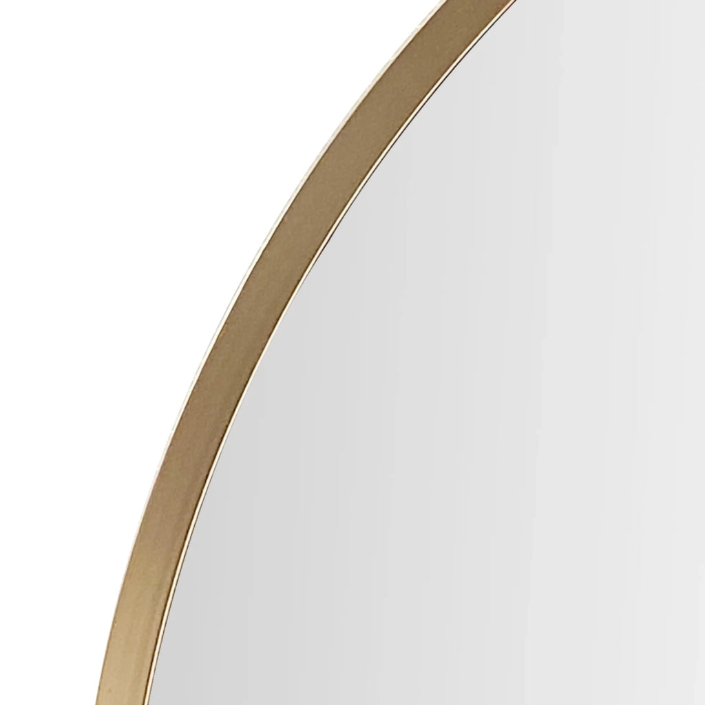 Specchio da parete rotondo diametro 60 cm finitura oro 03_0007921
