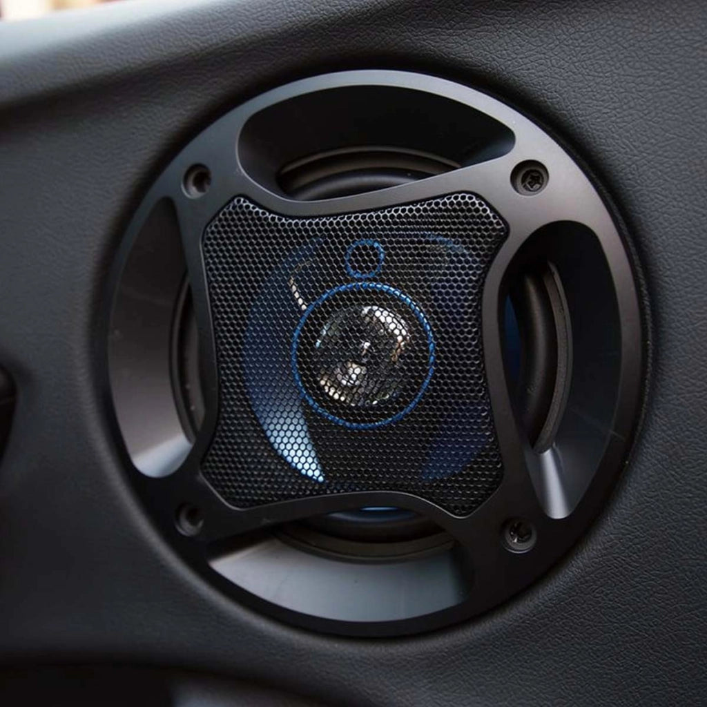 Altoparlante per auto da 6 pollici 16x16 cm 500 W Magnete in ferrite Sensibilità 90 dB Nero / Blu Avizar