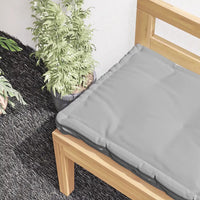 Cuscino per Pallet e Pavimento in Cotone 120x40x7 cm Grigio cod mxl 54226