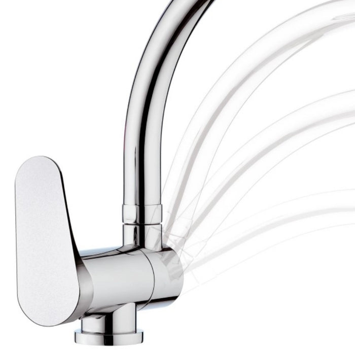 Rubinetto per lavello con bocca alta girevole tipo lusso - serie class line