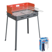 Marvin Barbecue a Carbonella Griglia in Acciaio Cromato Regolabile in 3 Posizioni BBQ Grill Giardino Campeg MEGA Art.860