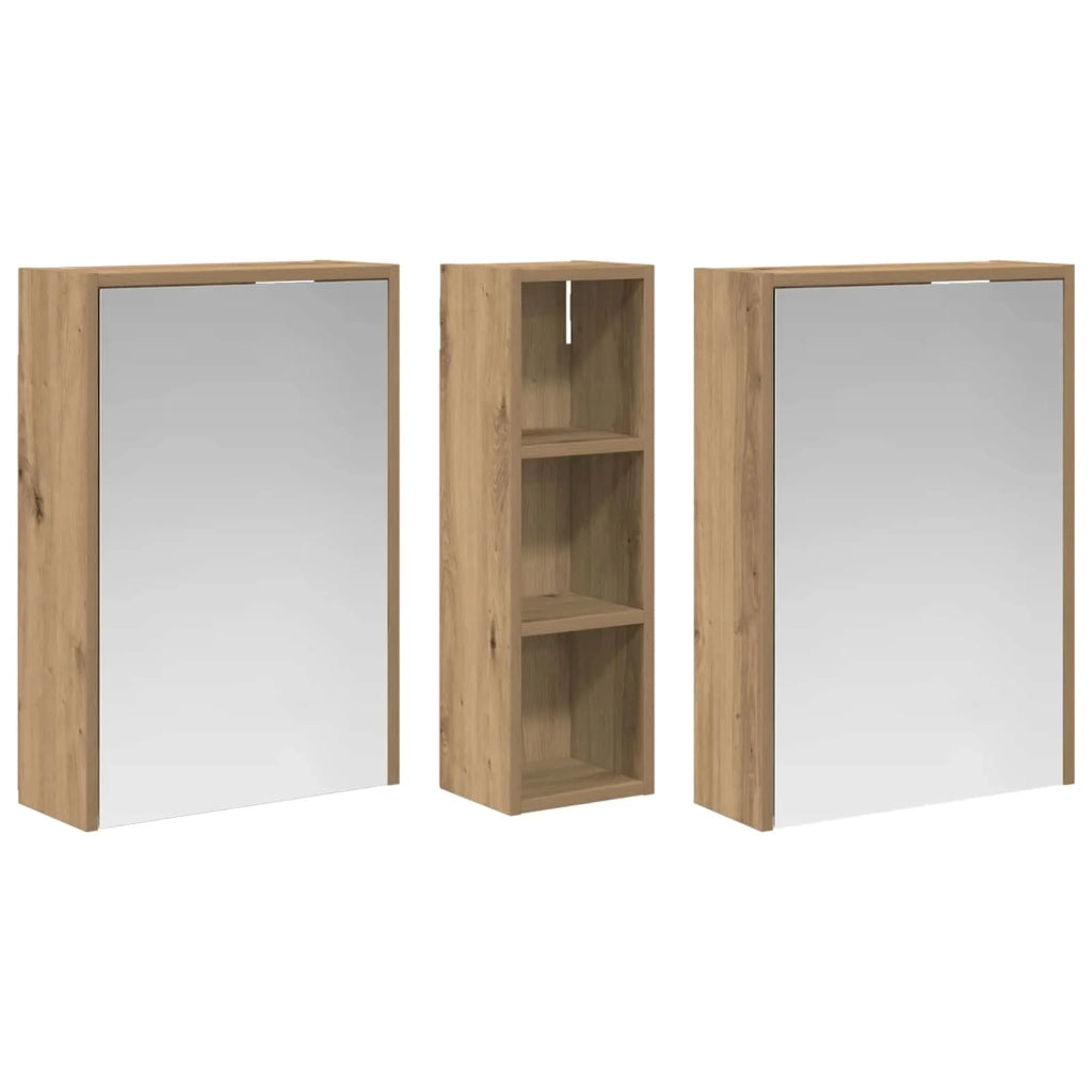 Set di Armadi da Bagno 3 pcs 106 x 16 x 62,5 cm 3403799