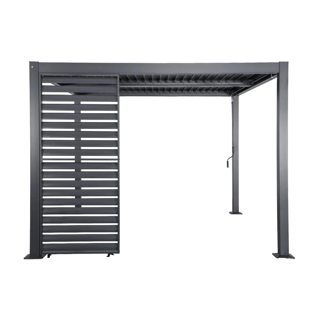Persiana 1m in alluminio per pergola bioclimatica, antracite