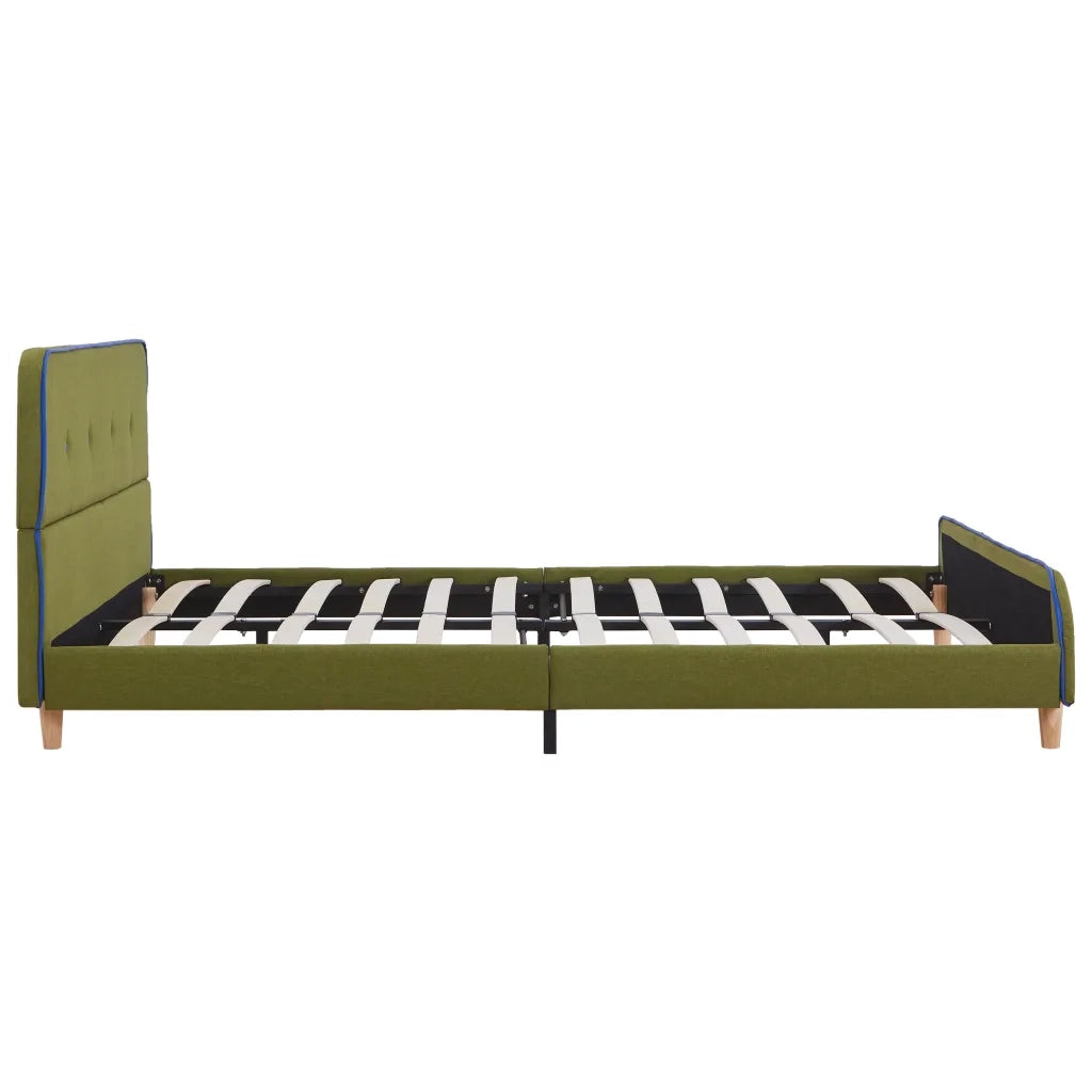 Giroletto senza Materasso Verde 140x200 cm in Tessuto 280933