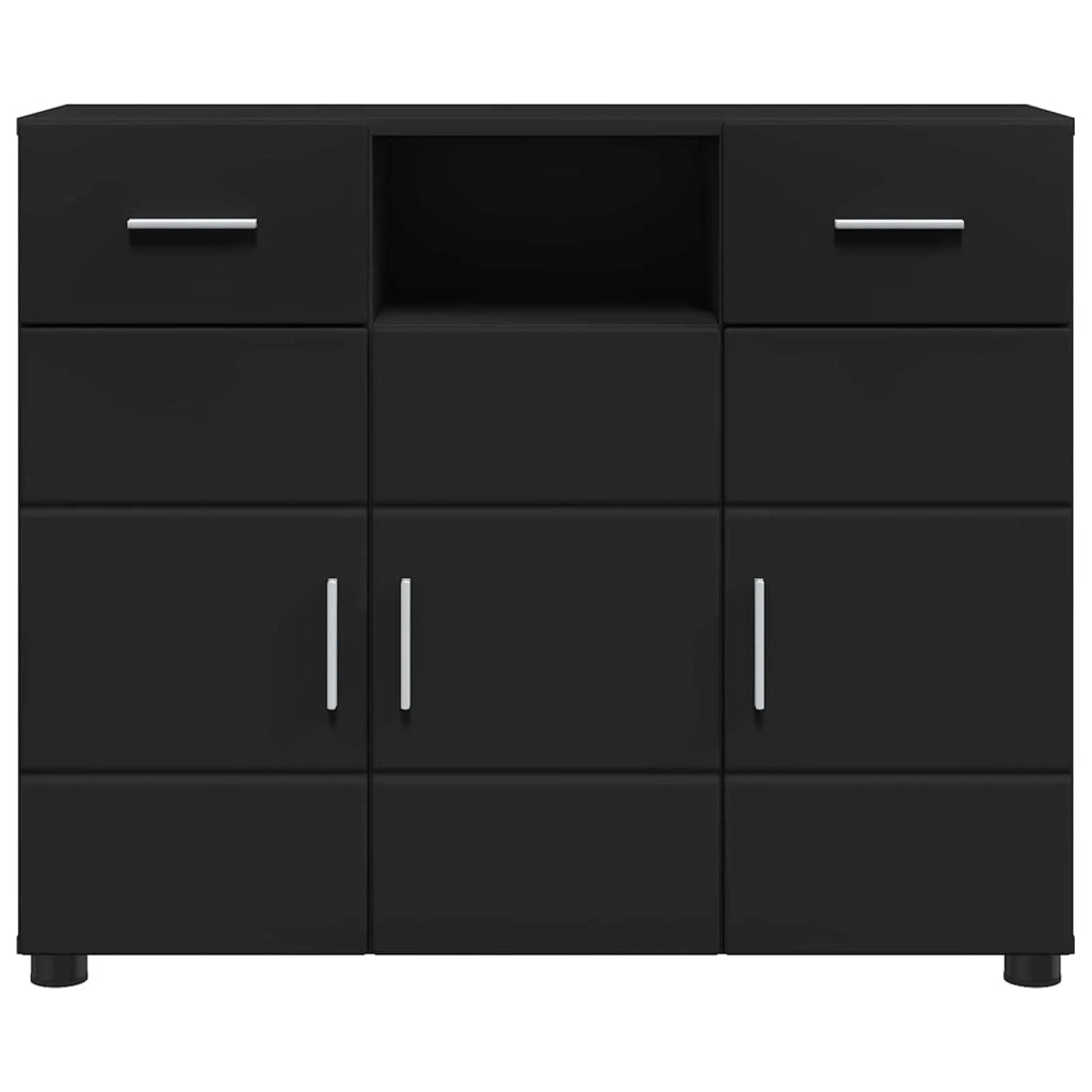 Armadio in Legno Nero 88,5 x 30,5 x 73 cm Legno multistrato 880282