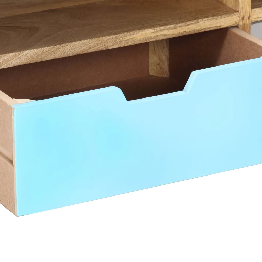 Mobile Porta TV 110x35x48 cm Legno Massello di Mango 286484