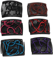 Set di accessori per capelli 6 pezzi - Spilla per capelli versatile con chiusura laterale - Clip per capelli - Accessori per capelli - Modelli flessibili - Design pratico e moda - Spilla per capelli multifunzione